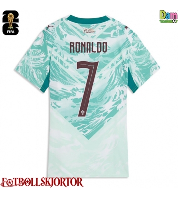Portugal Cristiano Ronaldo #7 Bortatröja Dam VM 2026 Kortärmad